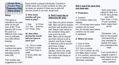 faproulette risk|Pregnancy Risk Games : r/impregnation .
